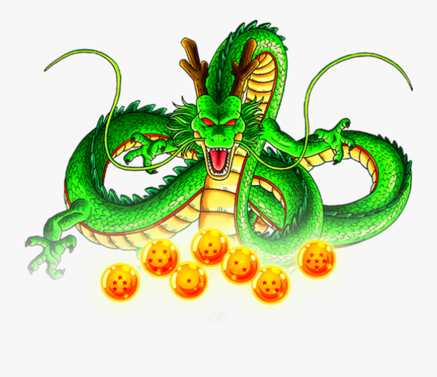 Ball Gotenks Shenron Dragon Dende Heroes Goku Clipart - Shenron With Dragon Balls, Transparent Clipart