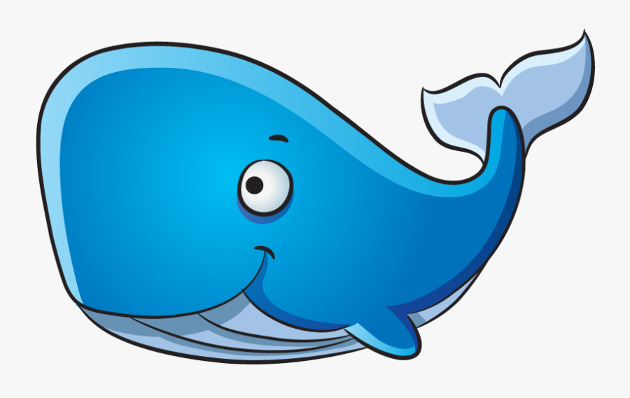 Clip Art Drawing Of Whales - Whale Sea Animals Cartoon, Transparent Clipart