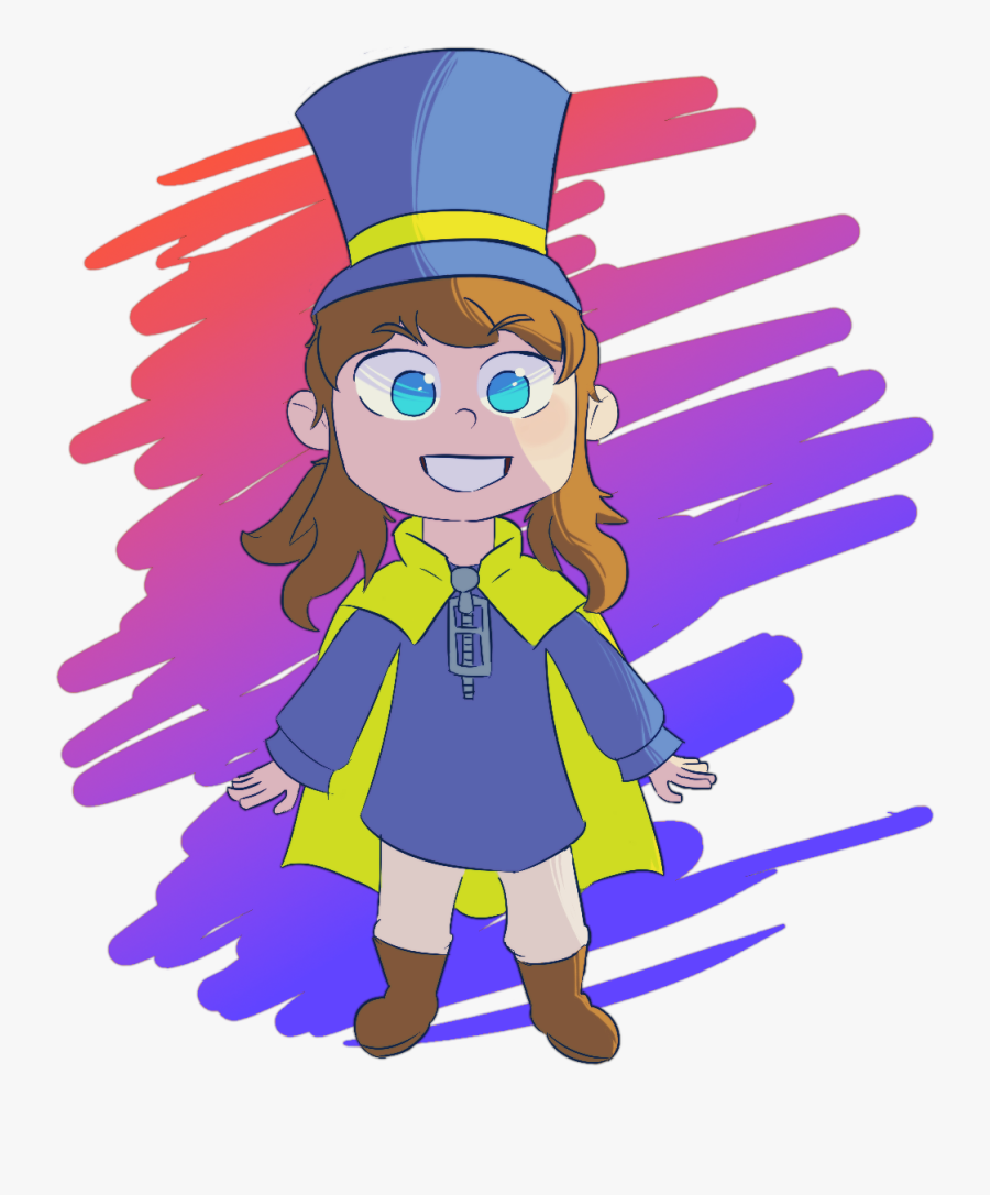 Since I Really Love A Hat In Time , I Drew Hat Kid - Cute A Hat In Time, Transparent Clipart