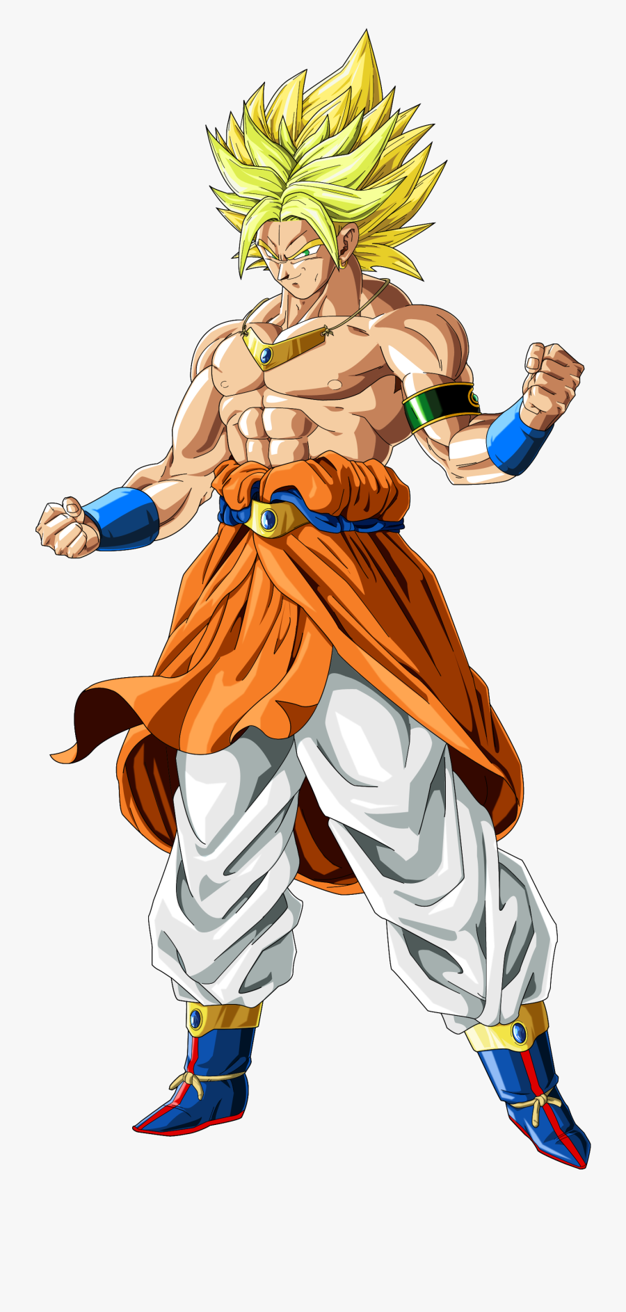 Clip Art Broly Goku Fusion - Dragon Ball Karoly, Transparent Clipart