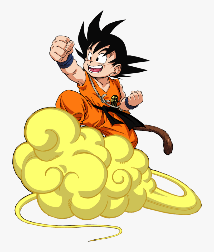 Dragon Ball Z - Goku En La Nube Voladora, Transparent Clipart