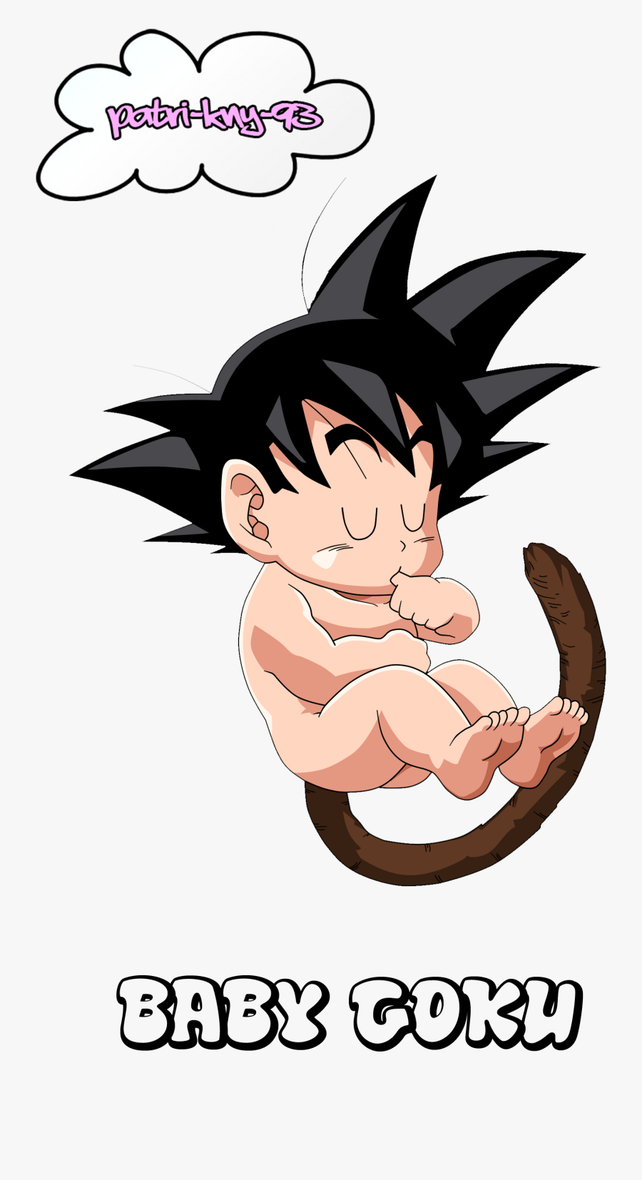 Transparent Anime Baby Png - Goku Baby, Transparent Clipart