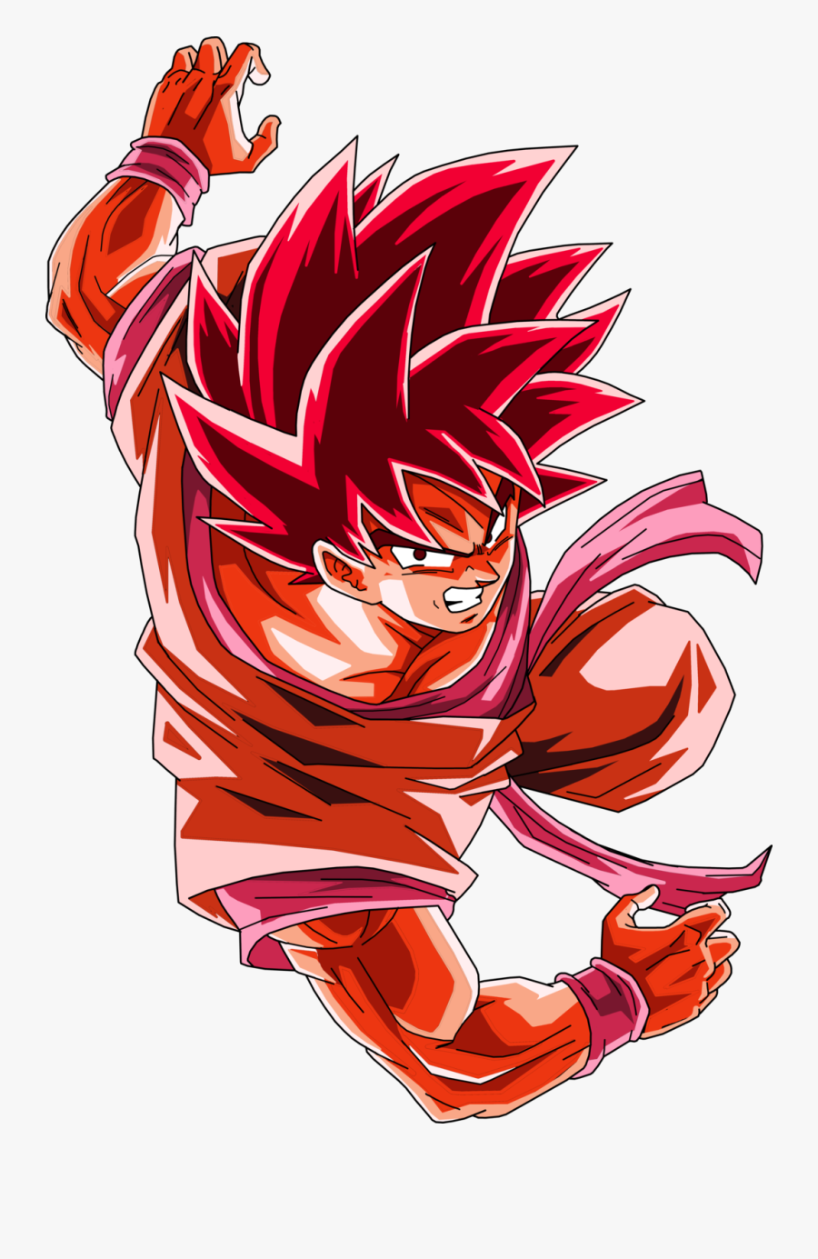 Goku Clipart Four - Son Goku Kaioken Dokkan Battle, Transparent Clipart