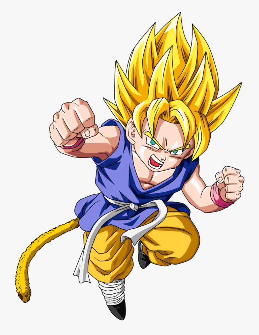 Transparent Baby Groot Clipart - Dragon Ball Gt Goku Ssgss, Transparent Clipart