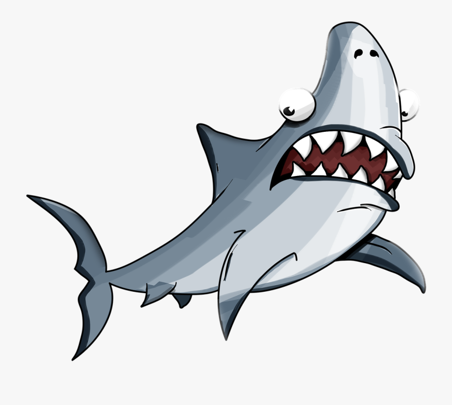 Shark, Jaws, Fish, Animal, Marine Life, White, Wicked - Happy 50th Birthday Fishing, Transparent Clipart