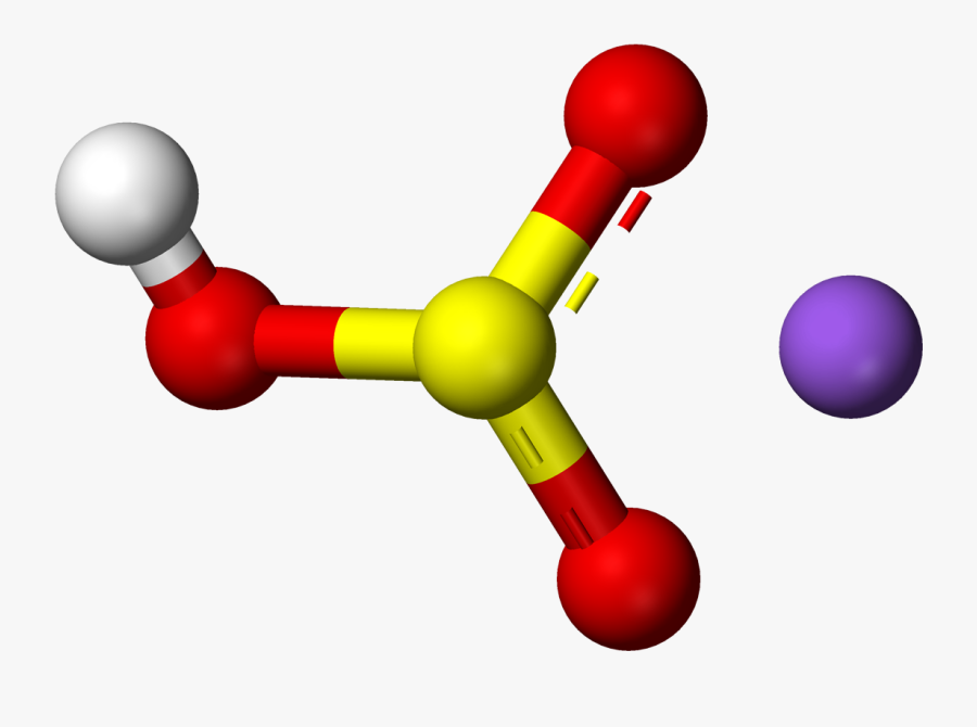 Baking Soda Picture Credit - Sodium Bicarbonate Ball And Stick Model, Transparent Clipart