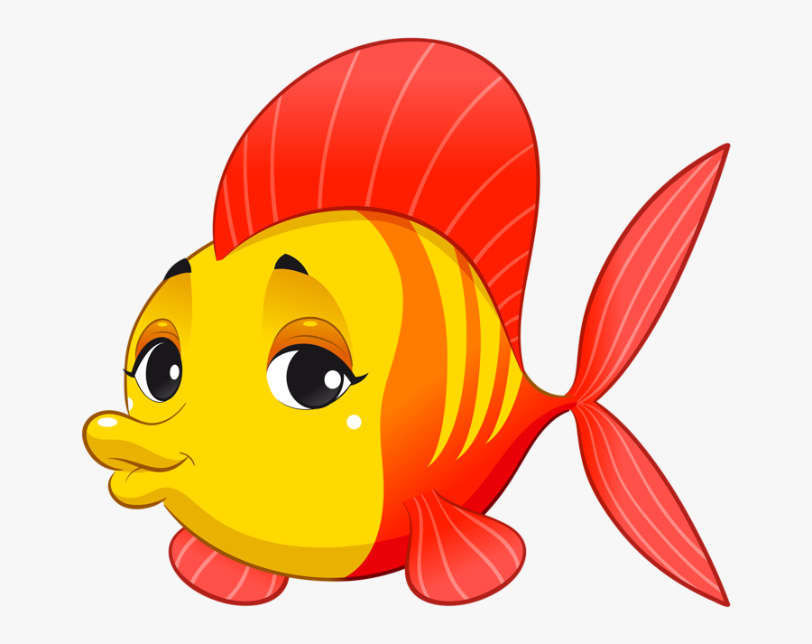 Фотки Painted Flower Pots, Fish Swimming, Ocean Crafts, - Desenho De Peixe Colorido, Transparent Clipart