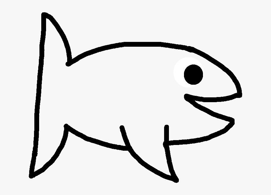 Two Fish - Drawing, Transparent Clipart