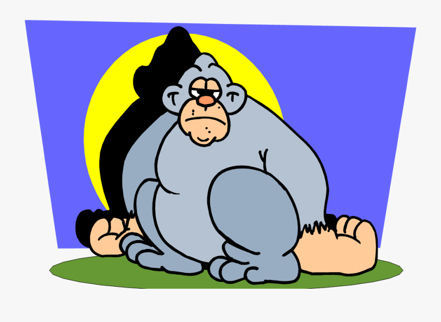 Animal Jokes - Gorilla, Transparent Clipart
