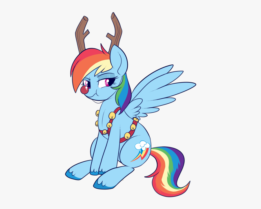 Deer Rainbow Dash, Transparent Clipart