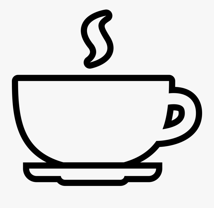 Coffee Cup Outline Svg Png Icon Free Download - Coffee Cup Drawing Png, Transparent Clipart