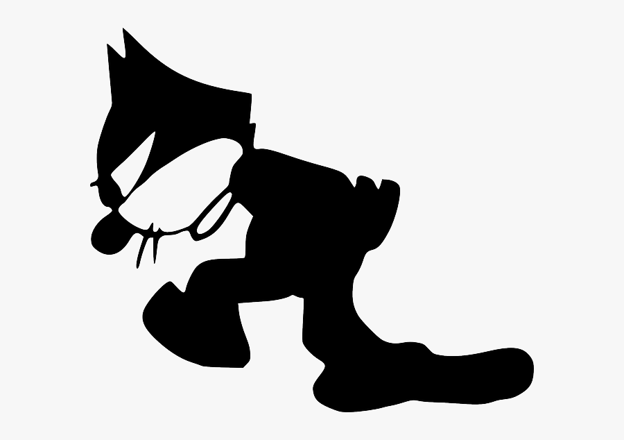 Sleeping Problems, Sweating, Loss Of Appetite And Difficulty - Felix The Cat Thinking, Transparent Clipart