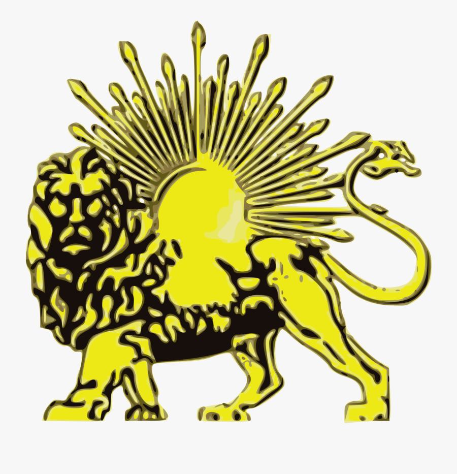 Lion And Sun Drawing, Transparent Clipart