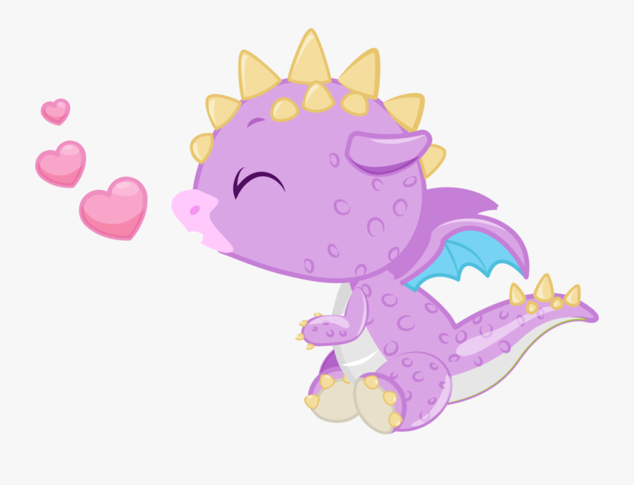 Dragon Kisses Cookie Cutter - Cartoon, Transparent Clipart