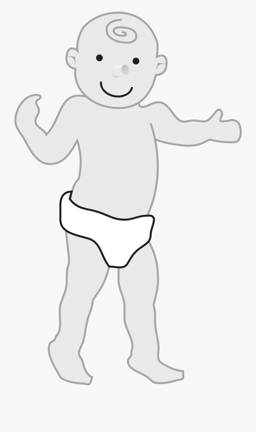 Walking Baby Clipart Png , Png Download - Toddler Clip Art, Transparent Clipart