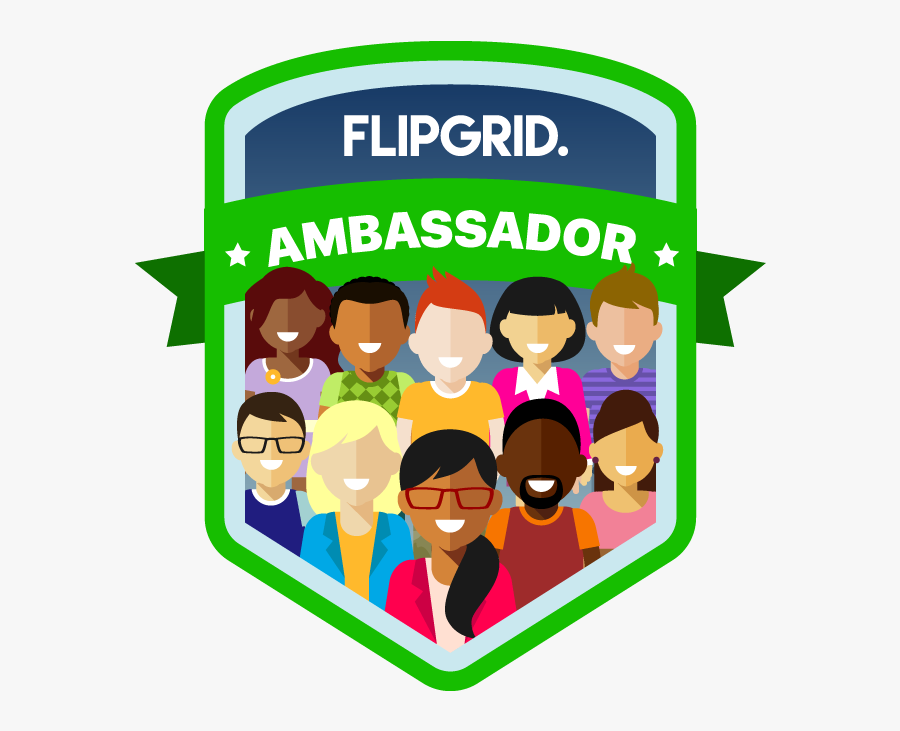 Flipgrid Ambassador Badge, Transparent Clipart