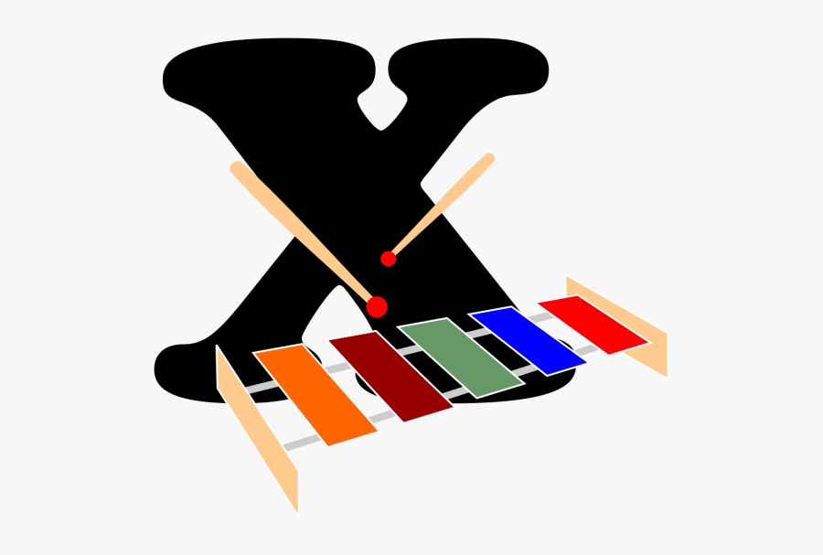 Letter Cartoon Vector - ภาษา อังกฤษ ตัว X, Transparent Clipart