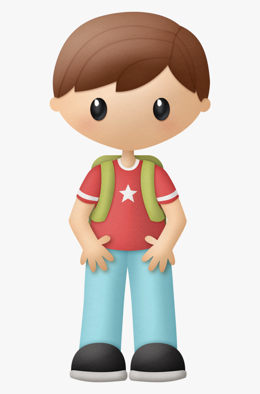 Transparent English Clipart - School Boy Cartoon, Transparent Clipart