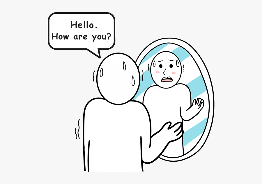 Transparent Two People Talking Clipart - Talk To Yourself In English, Transparent Clipart