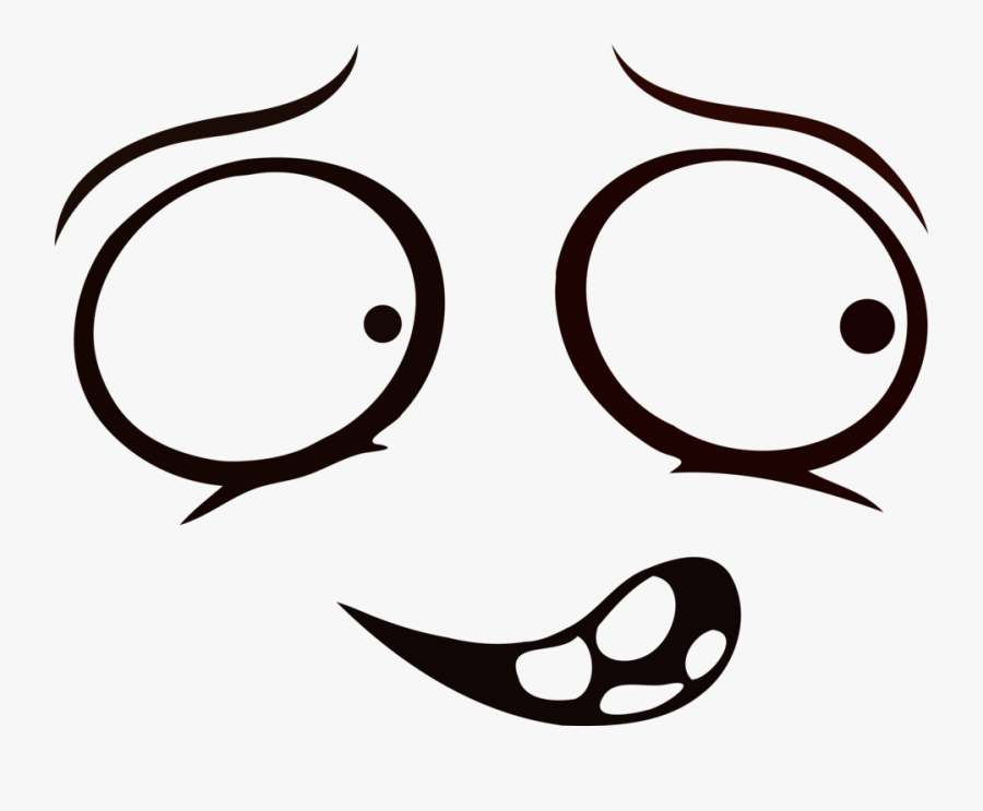 Smiley Silhouette, Transparent Clipart