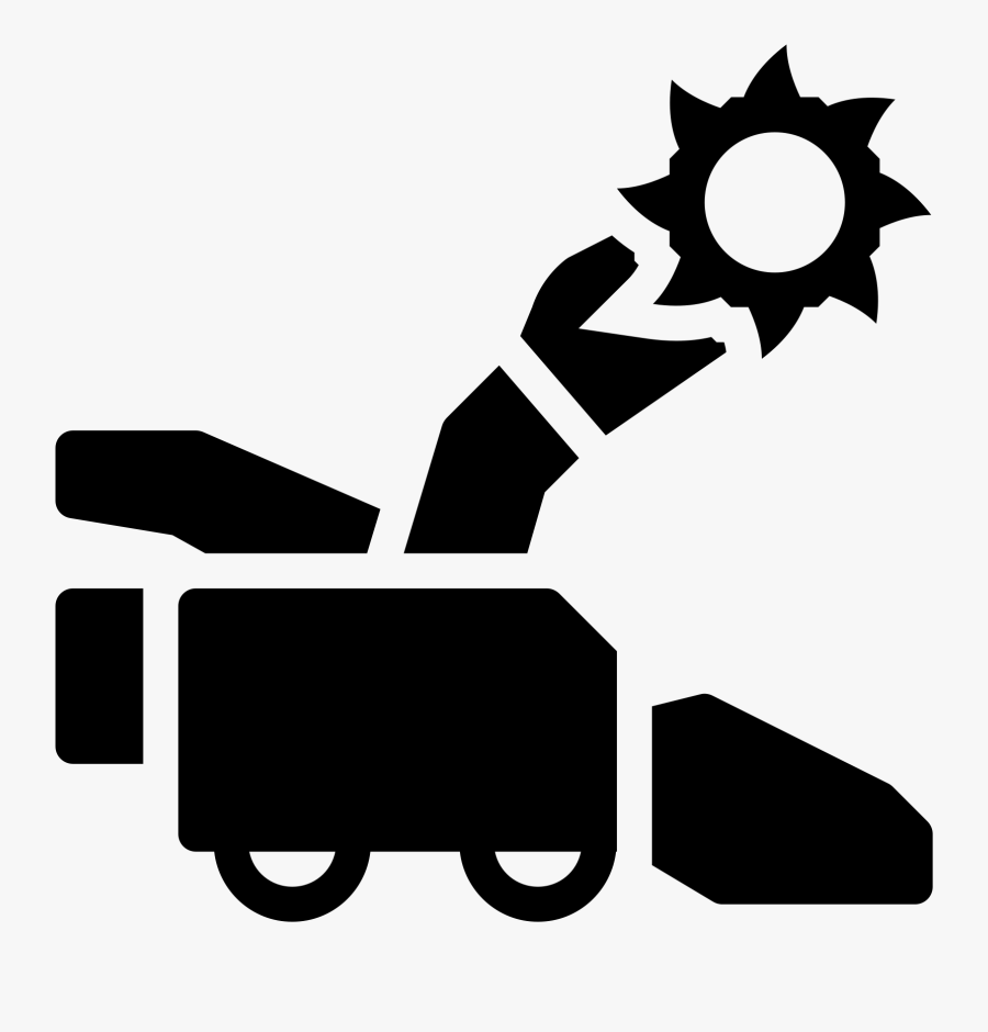 Continuous Miner Filled Icon - Continuous Miner Icon, Transparent Clipart