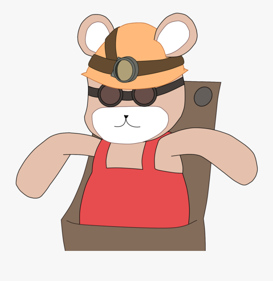 Miner Teddy Roosebelt By Stocky6493 - Cartoon, Transparent Clipart