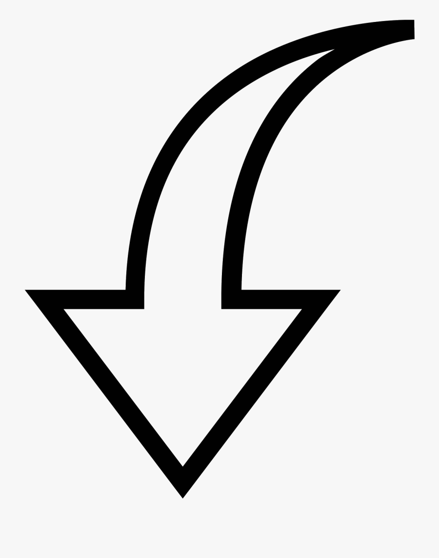 Gothic Vector Arrow Clipart Black And White Library - Icones De Setas Png, Transparent Clipart