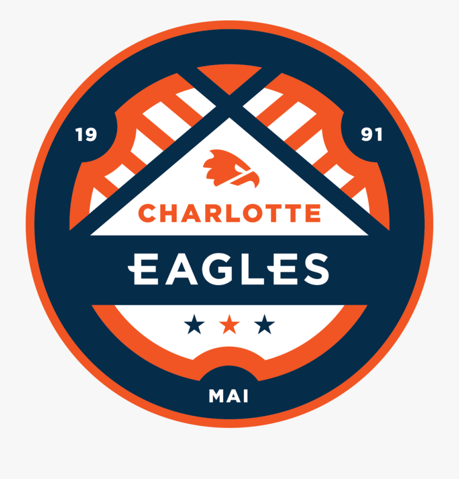 Fnl Charlotte Eagles Cmyk Color - Charlotte Eagles Logo, Transparent Clipart