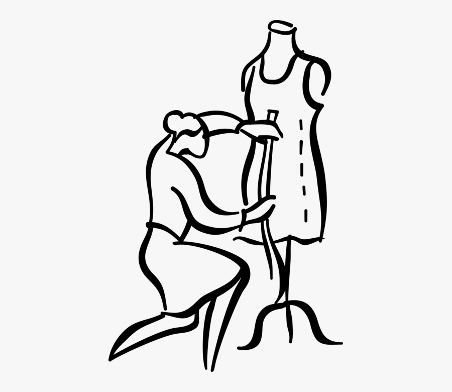 Transparent Dress Form Clipart - Fashion Designer Measuring Tape, Transparent Clipart