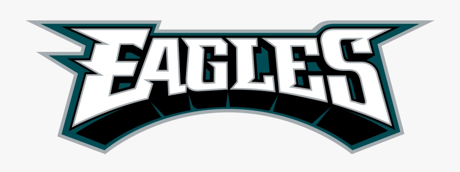 Philadelphia Eagles - Philadelphia Eagles Name Logo, Transparent Clipart