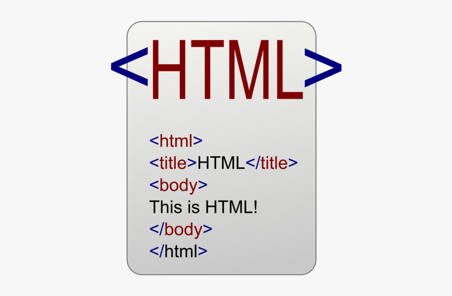 Blue,area,text - Html Logo Code, Transparent Clipart