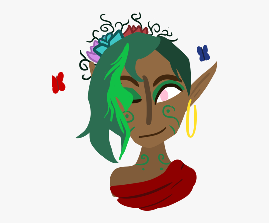Casimir In Spring Form, Being An Eladrin And All Clipart - Illustration, Transparent Clipart