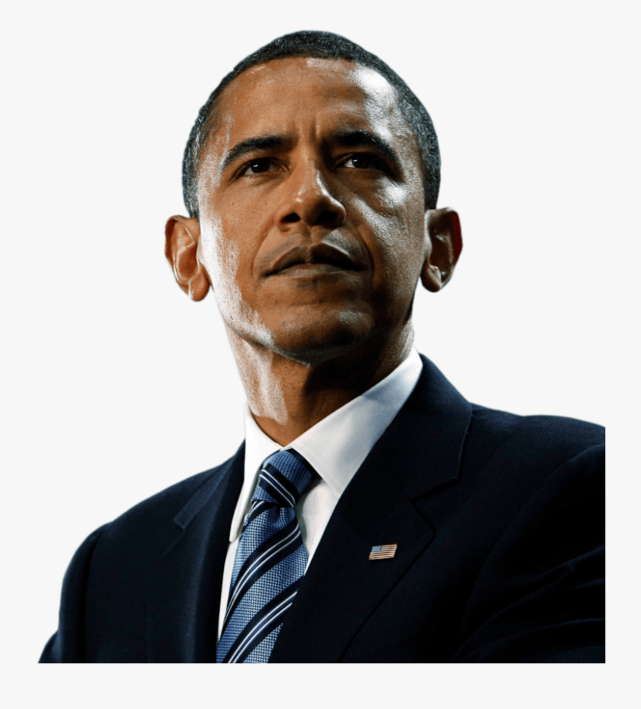 Looking Up Obama - Barack Obama, Transparent Clipart