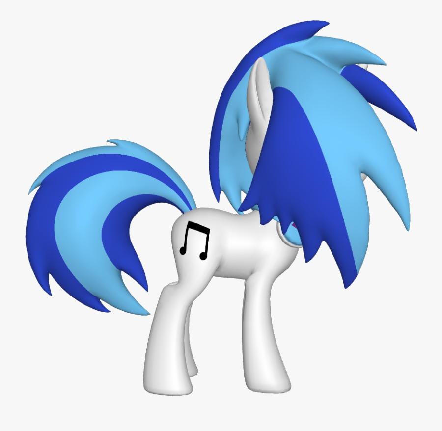3d, Background Pony, Dj Pon-3, Female, Hair Over Eyes, - Dj Pon3 3d Hd, Transparent Clipart