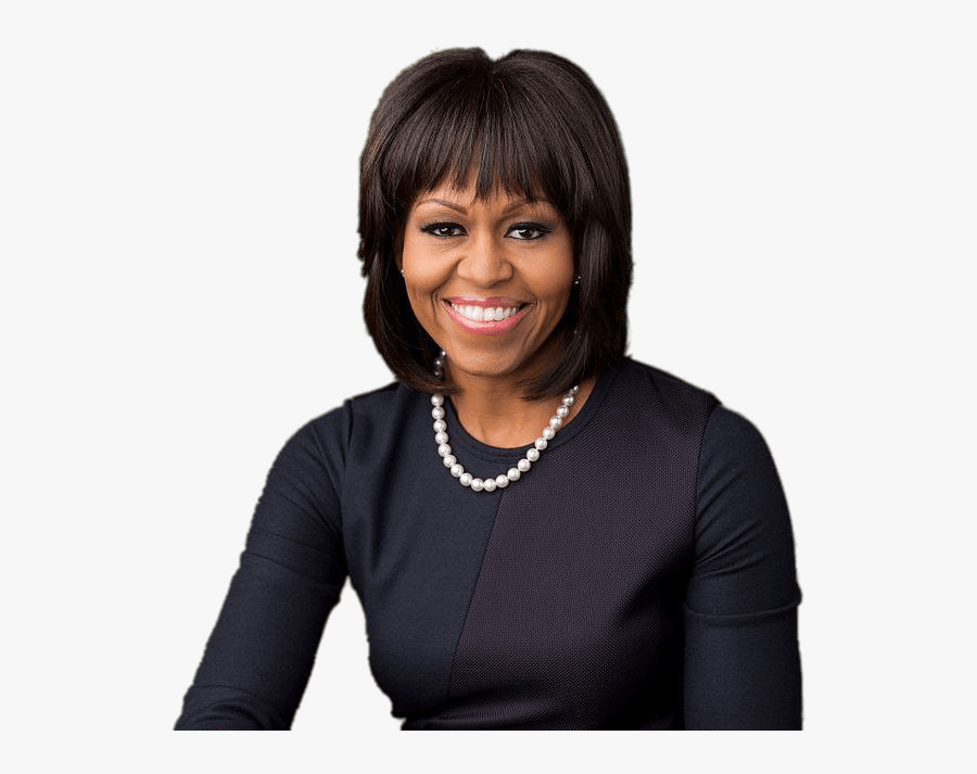 Michelle Obama Portrait Photo - Michelle Obama, Transparent Clipart
