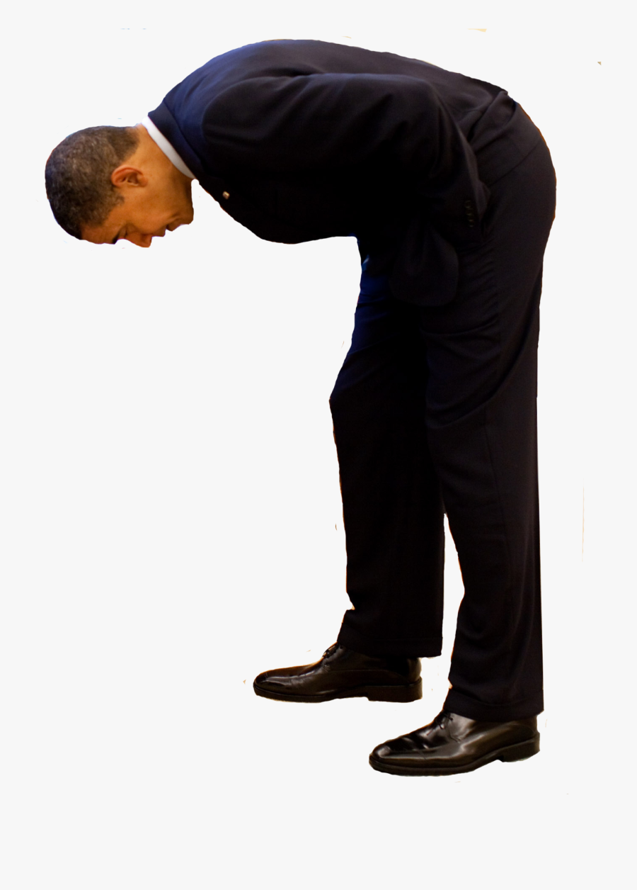Obama Standing Png - Man Looking Down Png, Transparent Clipart