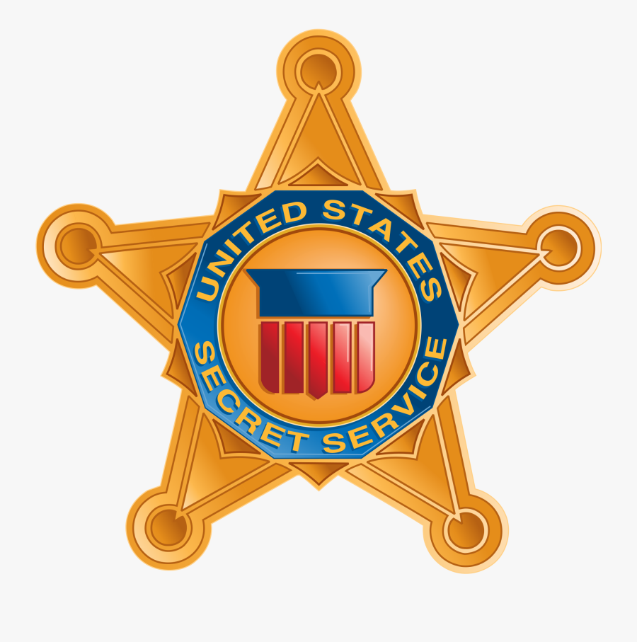 Secret Service Bigs To Obama Detail - Us Secret Service Star, Transparent Clipart