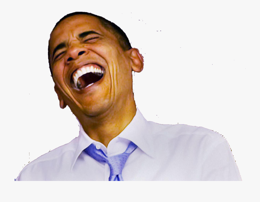 Transparent Barack Obama Face Png - Obama Laughing Transparent, Transparent Clipart