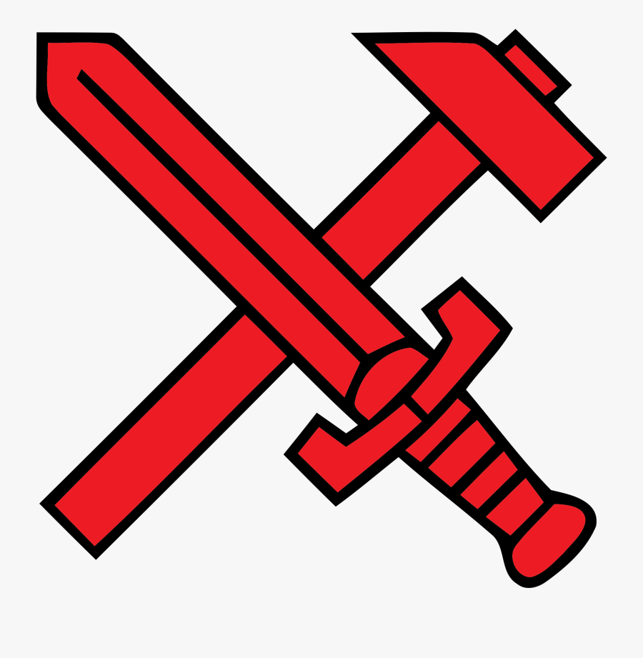 Nazi Svg - Hammer And Sword Png, Transparent Clipart