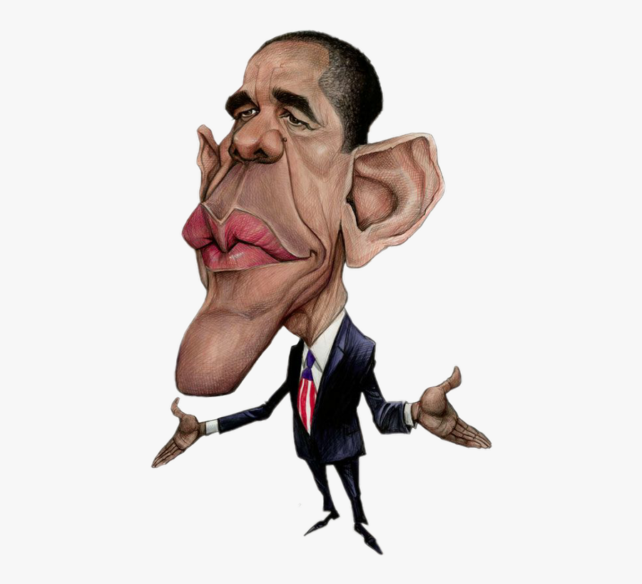 Freetoedit Obama Barack Caricature Men Sccaricaturecharacters - Werbung Von Wilhelm Tell, Transparent Clipart
