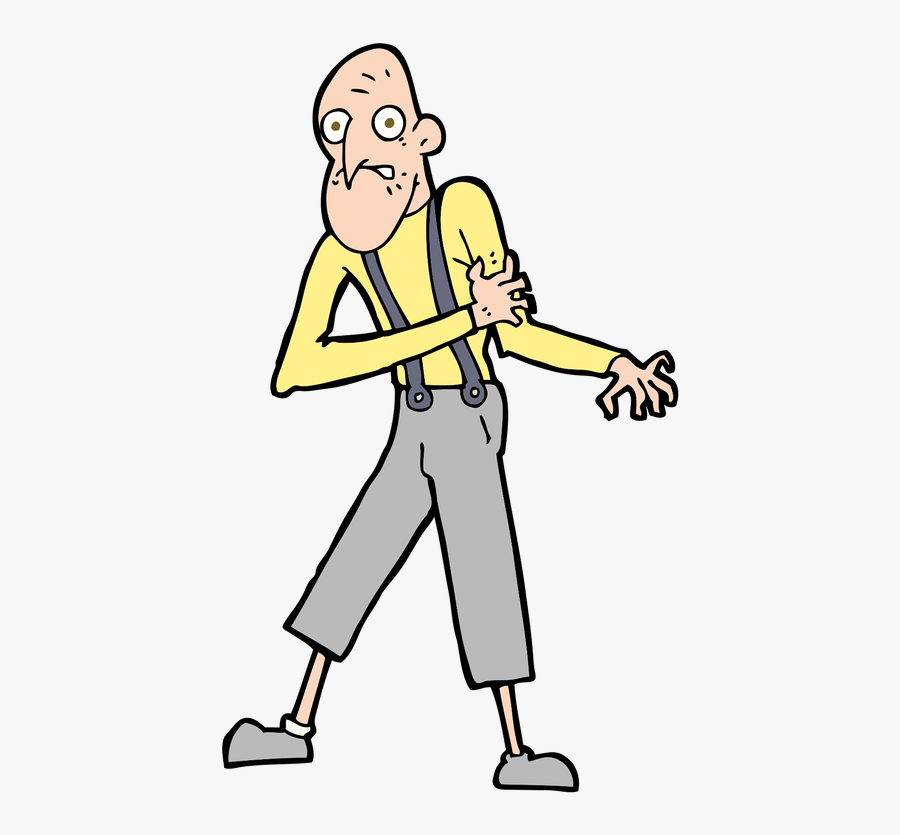 Symptoms Of An Accute Heart Attack - Cartoon Man Having A Heart Attack, Transparent Clipart
