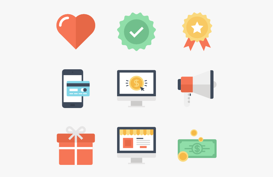 Shopping And Commerce 16 Premium Icons - Shopping Graphics Png, Transparent Clipart