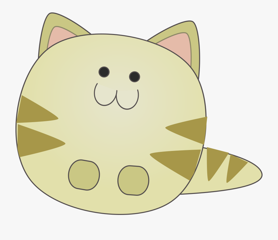 Chibi Cute Cat Clipart, Transparent Clipart