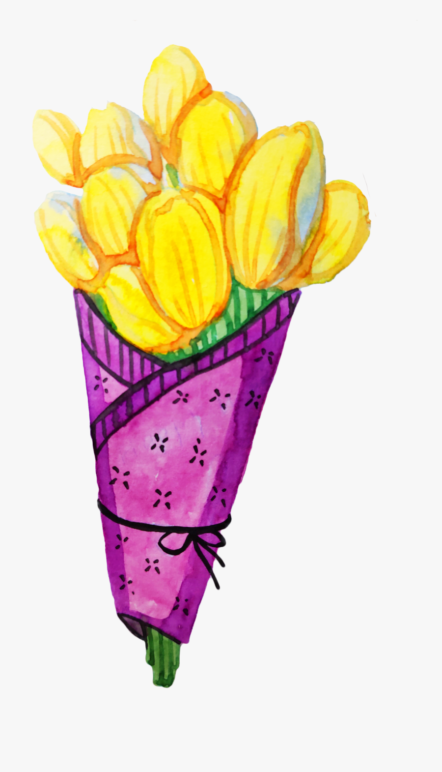 Transparent Wedding Clipart Psd Free Download - Tulip, Transparent Clipart