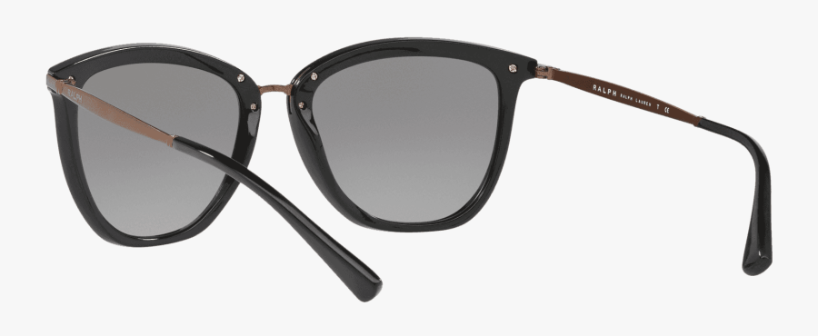 Metal Bridge Square Sunglasses In Black Clipart , Png - Plastic, Transparent Clipart