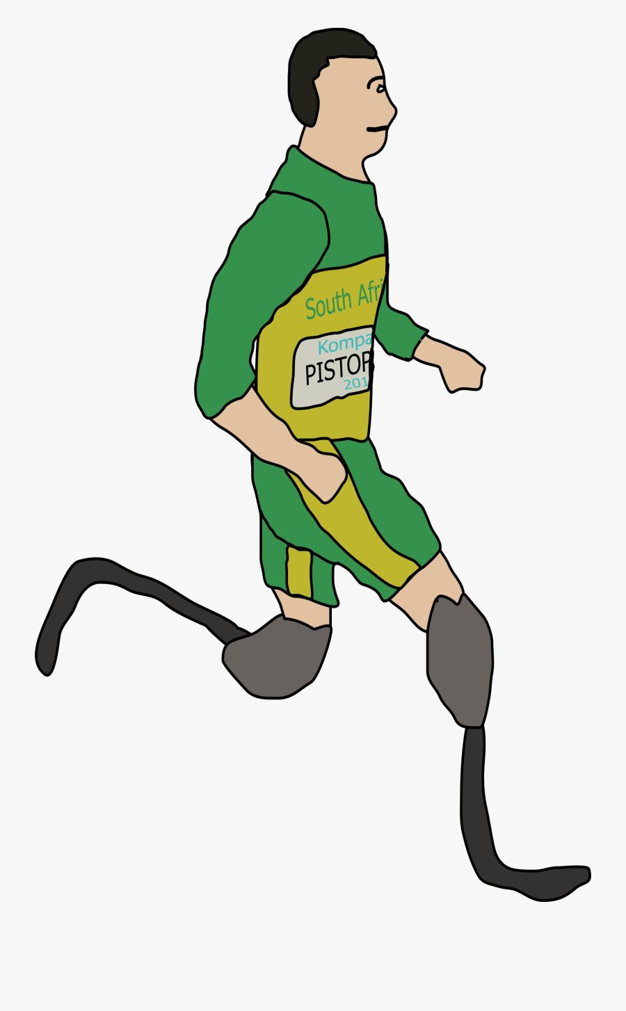 Clipart - Oscar Pistorius Png, Transparent Clipart