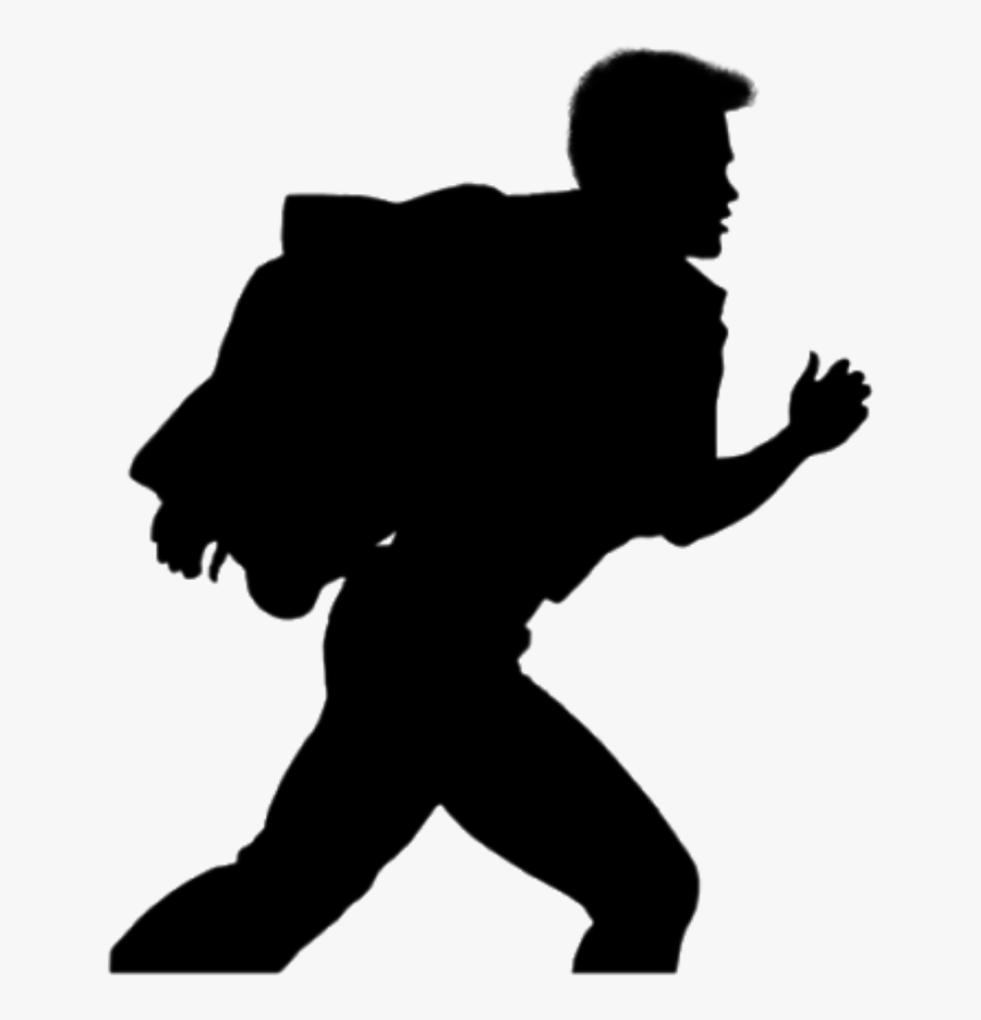 #silhouette #personrunning #running #runningsilhouette - Silhouette, Transparent Clipart