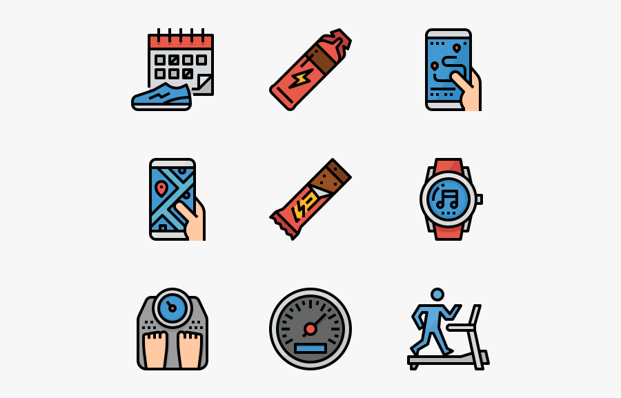 Running, Transparent Clipart