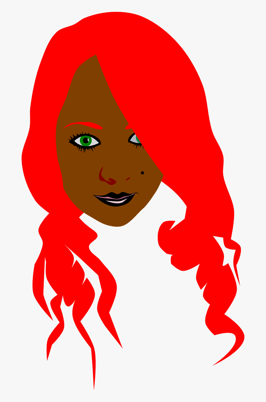 Cartoon Girl With Blonde Hair And Blue Eyes Clipart - Cartoon Girl With Blonde Hair And Blue Eyes, Transparent Clipart