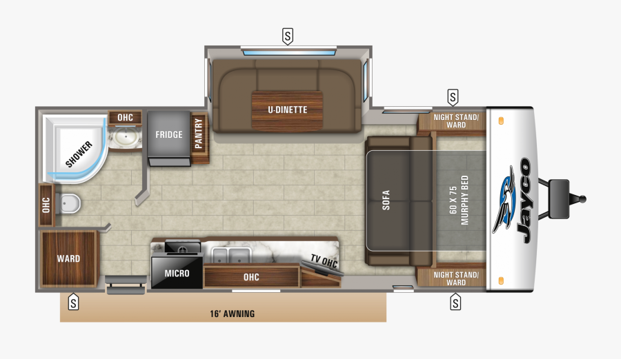 Jayco Jay Feather 24bhm, Transparent Clipart